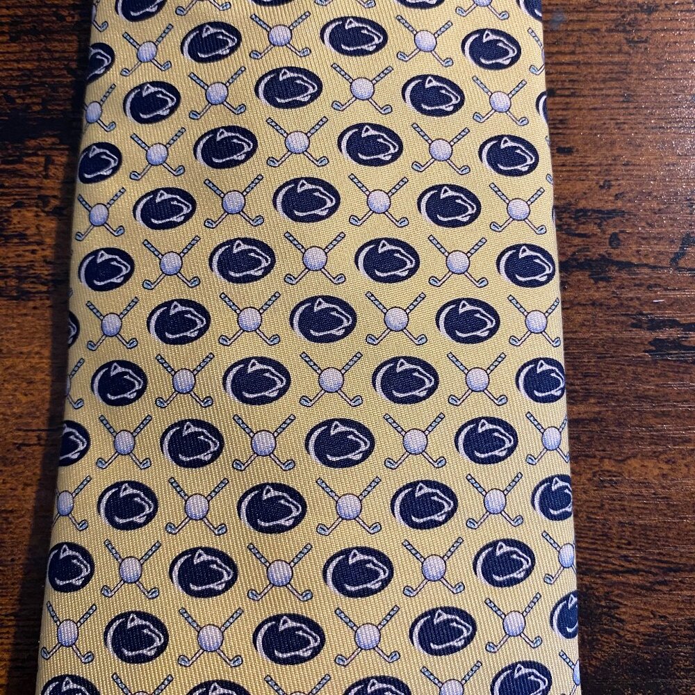 Vineyard Vines Penn State Golf Tie - Picture 4 of 7